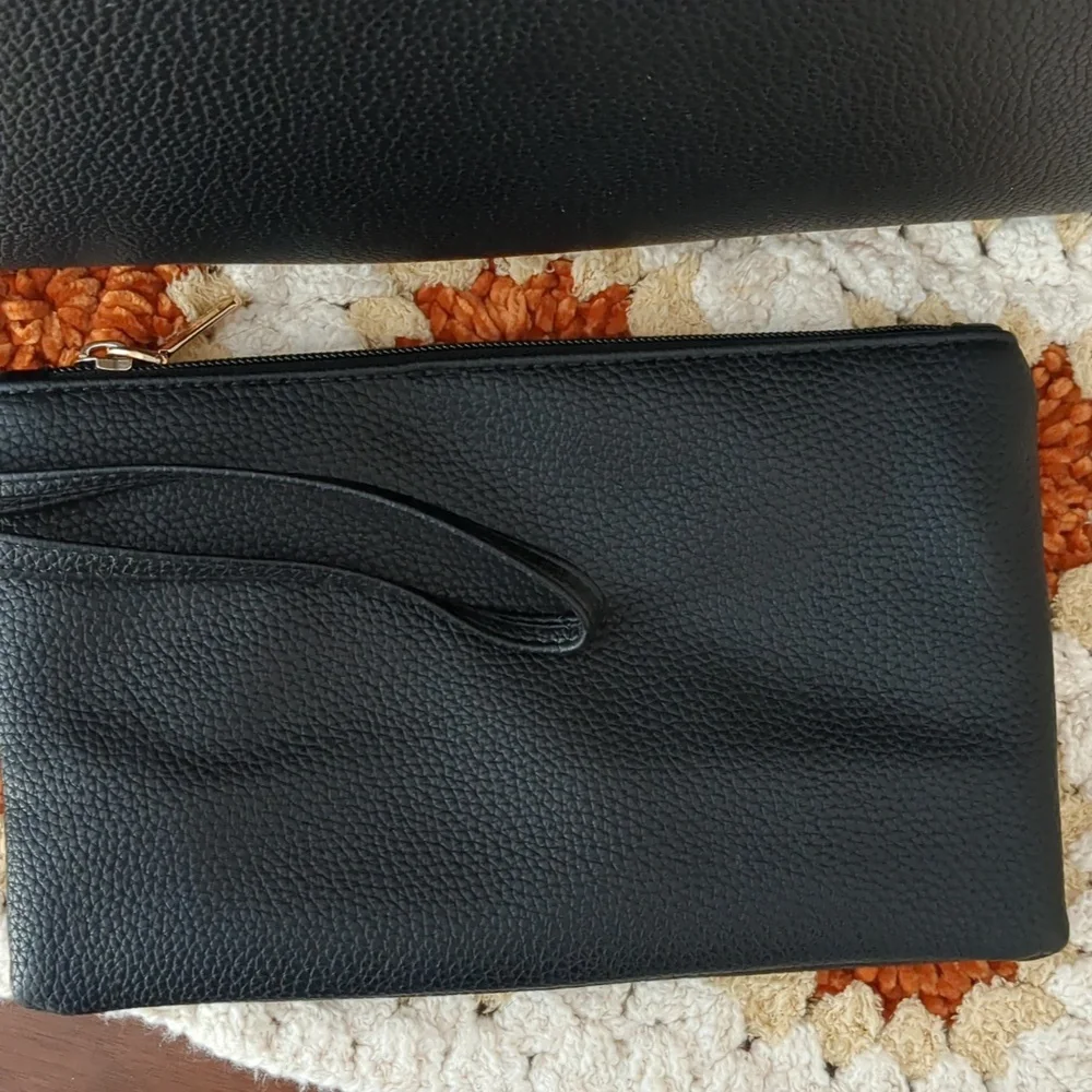 Lovevook Women's Black Faux Leather Laptop Commuter Bag Tote Large Purse, NEW